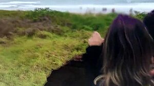 Milf Shocked by Unexpected Public Anal Creampie  