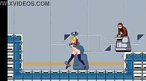 cute blonde hentai babe entangled in steamy group sex