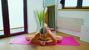 i'm a flexible blonde doing yoga poses wrong