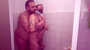 fucking bareback in the shower teaser with young 18+ ass and big cock