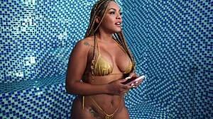 Carla Morelli and Pipeboy1 in Wild Interracial Milf Sauna Sex!