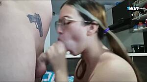 Colombian Stud Gets Deepthroat POV Blowjob on Webcam Until Every Drop is Sucked!