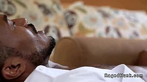 Pilots have interracial gay anal in hotel room with big black cock