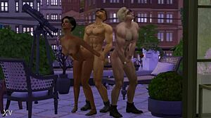 want to see a hot sweaty threesome with muscle studs?