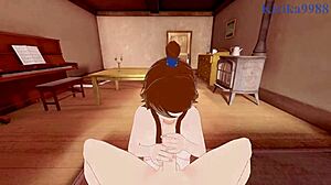 Mei terumi and konan have intense sex in naruto hentai.