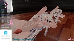 Horny Catgirl Kanakovt Vibed And Teased Before Cumming With Sex Machine 😍