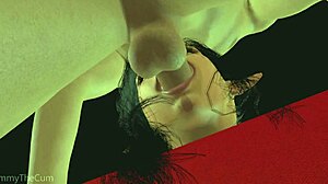 Busty Latina Babe Sucks Cock While Being Fucked In 3D Animation