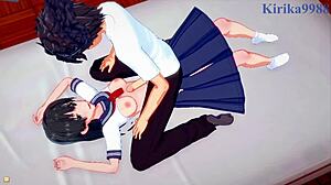 Ruiko Saten and Misaki Shokuhou Have Intense Sex with Toma Kamijo in Railgun Hentai.