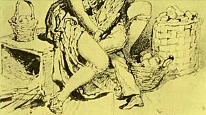 Vintage erotic illustration brings sensual retro vibes to life. A true classic!