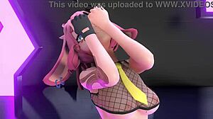 Strip tease mmd yoasobi - idol with teasing and clothes ripped
