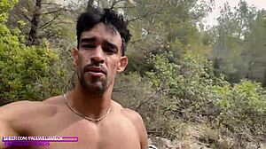 The day was so hot that being naked outdoors felt much better.