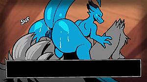 Tailbound game review - crazy 8-bit gay furry action with wild blowjobs and ass licking! 🐾