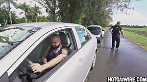 Cop Shocked When Hunk Pulled Over - Gay Surprise