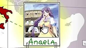 In the secret agent game, she flashes her big tits and gets fucked to be perfect for the fbi