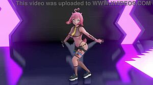 Strip tease mmd yoasobi - idol with teasing and clothes ripped