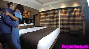 young 18+ girl grinds machine in bedroom until squirting orgasm 😍