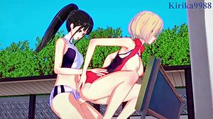 Chisato Nishikigi and Takina Inoue's Intense Futanari Lesbian Sex in Lycoris Recoil Hentai