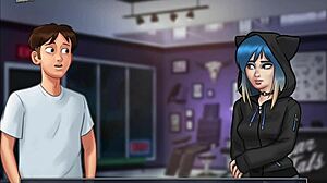 in summertime saga 121, the characters get into some erotic hentai adventures