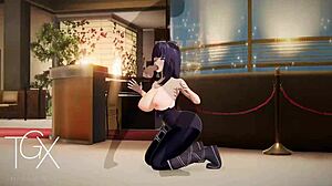 Anime Hentai Game with Hinata Hyuga in Wild Netorare Sex Scenes