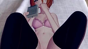Fucking Bratty Girl During Game Play in VR