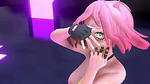 Strip tease mmd yoasobi - idol with teasing and clothes ripped