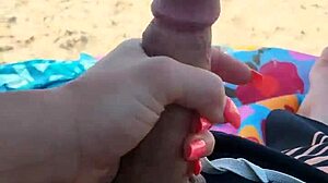 Watch me get him off right on a public beach, so wild! 🌊