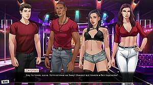 Exploring wild scenes in Our Red String gameplay part 14. Night club adventures await!