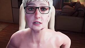 Granny Pizza Delivery Turns Into Wild Squirting Action, Wow!