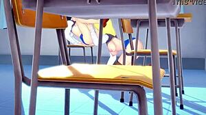 Android 18 and Videl explore lesbian fantasies in Dragon Ball Zex hentai