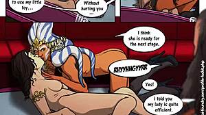 Rey submits to wookie master in bondage fetish 😈