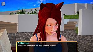 My new family game episode 329 with redhead and small tits in family dynamics