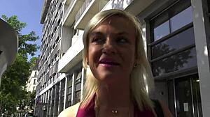 yo, blonde milf gets banged in a car and outdoors! 🔥