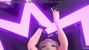 Strip tease mmd yoasobi - idol with teasing and clothes ripped