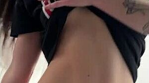 Does this college girl love sucking frat boys' cocks?