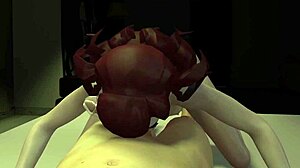 Dva From Overwatch In Anime Adventure