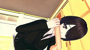 Female boss trains horny young employee in 3d hentai fantasy