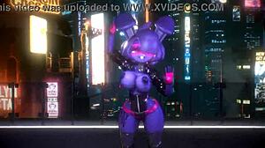 Bonnie from FNF performs Bonfie K-pop Queencard dance