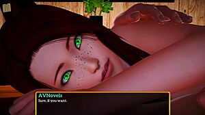 In my new family episode 507, the brunette teen with small tits explores intimate moments with detailed scenes