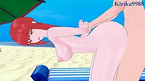 kobeni higashiyama and makima intense sex in chainsaw man hentai