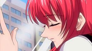 in the train, i couldn't resist touching my busty step sister's tits in this hentai