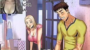 My aunt in this erotic chapter! What a tease!