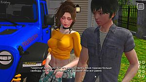 Teen Brunette Whore in 3D Cartoon Lover Gameplay Part 24