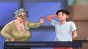 Summer Time Saga Unc Part 21 features old busty anime action