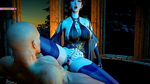 cao ying fuck the big cock - 3d animation