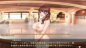 what’s behind maid-san’s boin game hozuki scene 4 in english?