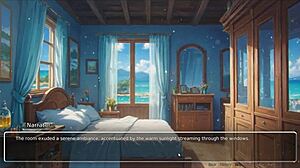 Teasing my boyfriend with voyeurism in this hentai game episode