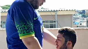 Remember that time we fucked the chubby guy outdoors on the slab?