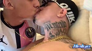 my partner came home from work and we ended up swapping roles in a hot homemade session