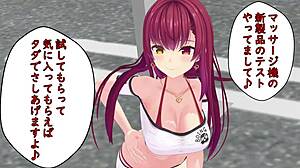 Lesbians Engage in Scissoring with Vibrators