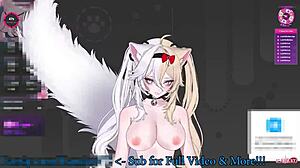 dude, kanako's 2d catgirl self gets vibed n teased with loud asmr moans and squirts in wild game outfit!